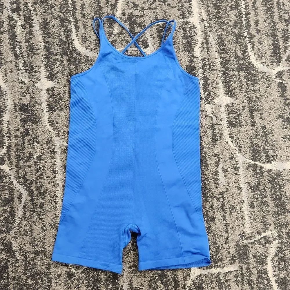 All In Motion Blue Bodysuit 10/12